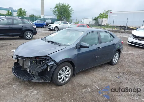 2016 Toyota Corolla Le из США, поврежденный, VIN 2T1BURHE1GC682906